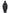 Axis Ladies Oversized Coat in knee length, Canadian duck down insulation, and two-way front zipper, in Black