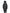 Axis Ladies Oversized Coat in knee length, Canadian duck down insulation, and two-way front zipper, in Black