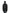 Women's hip length waterproof jacket with non-removable hood and two-way zipper in Black