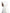 Men's hip length hooded pullover anorak with zipper at collar in Chalk/Vermillion