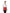 Men's hip length hooded pullover anorak with zipper at collar in Chalk/Vermillion