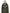 Women's knee length anorak with four front pockets and adjustable cord waist in Fatigue