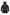 Men's thigh length down-filled parka with removable hood and removable coyote fur trim in Black