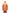 Men's thigh length down-filled parka with removable hood and removable coyote fur trim in Atomic