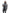 Long men's calf length parka with down fill and exposed zipper that features spacious pockets and zippered vents in Concrete