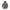 Men's thigh length rain coat with hood in Army Green
