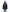 Women's hip length down filled parka with non-removable hood in CH Black