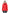Women's hip length down filled parka in CH Red