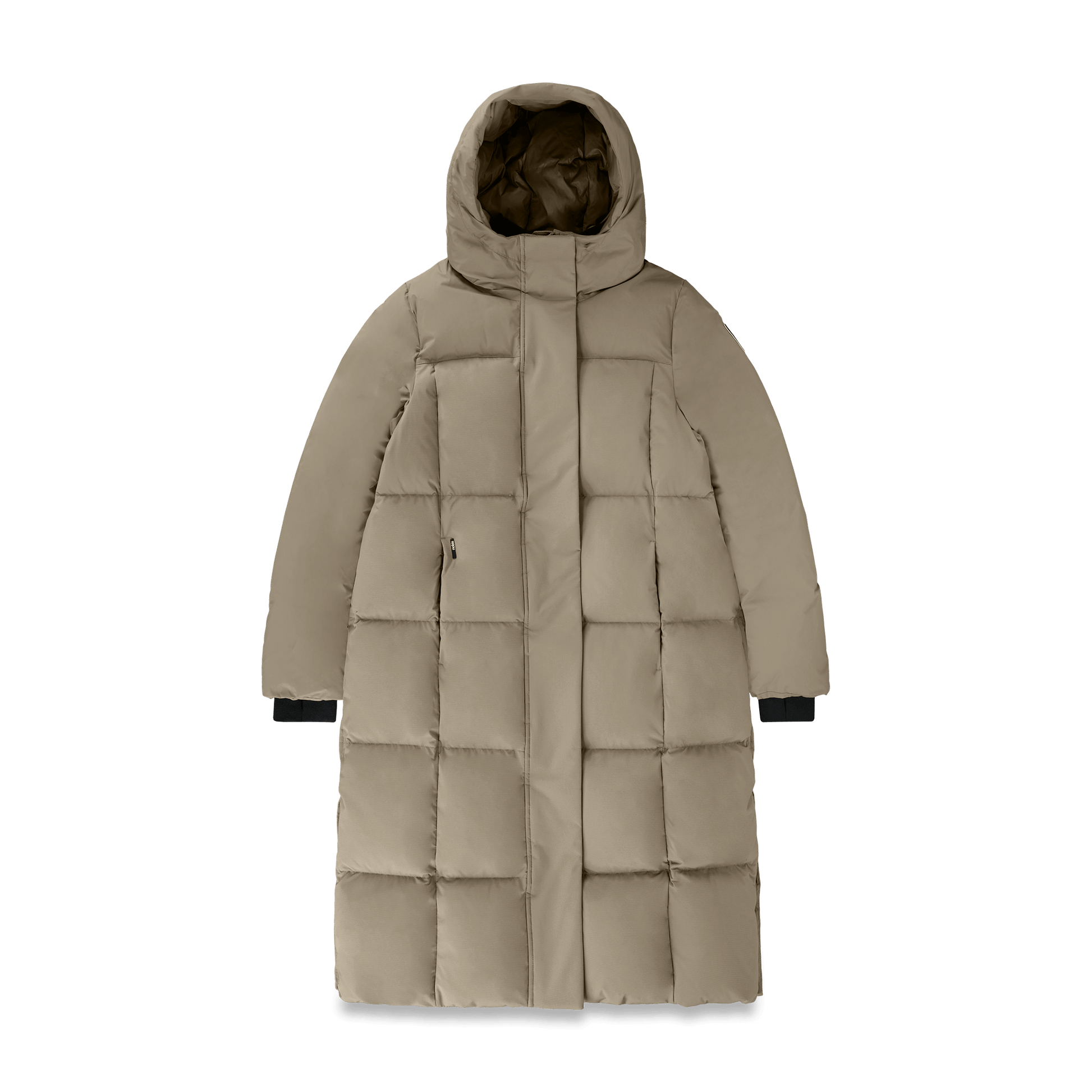 Millie Women's Long Puffer Jacket in Bungee Cord