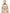 Women's knee length trench coat with removable belt in Fawn