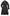 Women's knee length trench coat with removable belt in Black