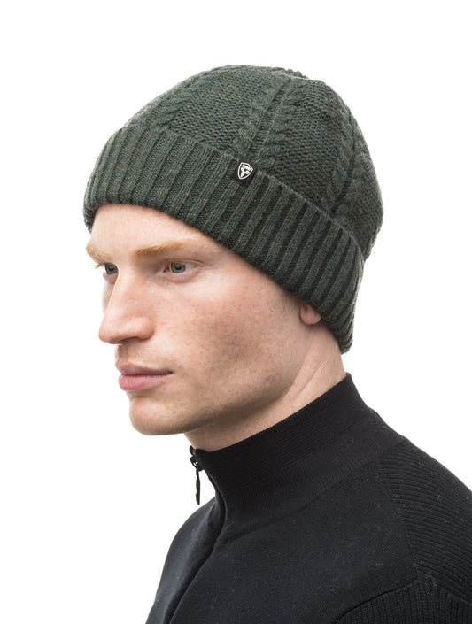 Wool ball cap in Fatigue + Fatigue