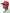 Unisex 7-panel snapback hat with flat brim and structured crown in Red