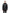 Men's waist length waterproof jacket with exposed zipper in Black