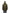 Men's thigh length down-filled parka with non-removable hood in Fatigue