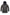 Men's thigh length down-filled parka with non-removable hood in Steel Grey