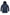 Men's thigh length down-filled parka with non-removable hood in Navy