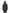 Hip length, reversible women's down filled jacket with waterproof exposed zipper in Black