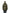 Hip length, reversible women's down filled jacket with waterproof exposed zipper in Fatigue