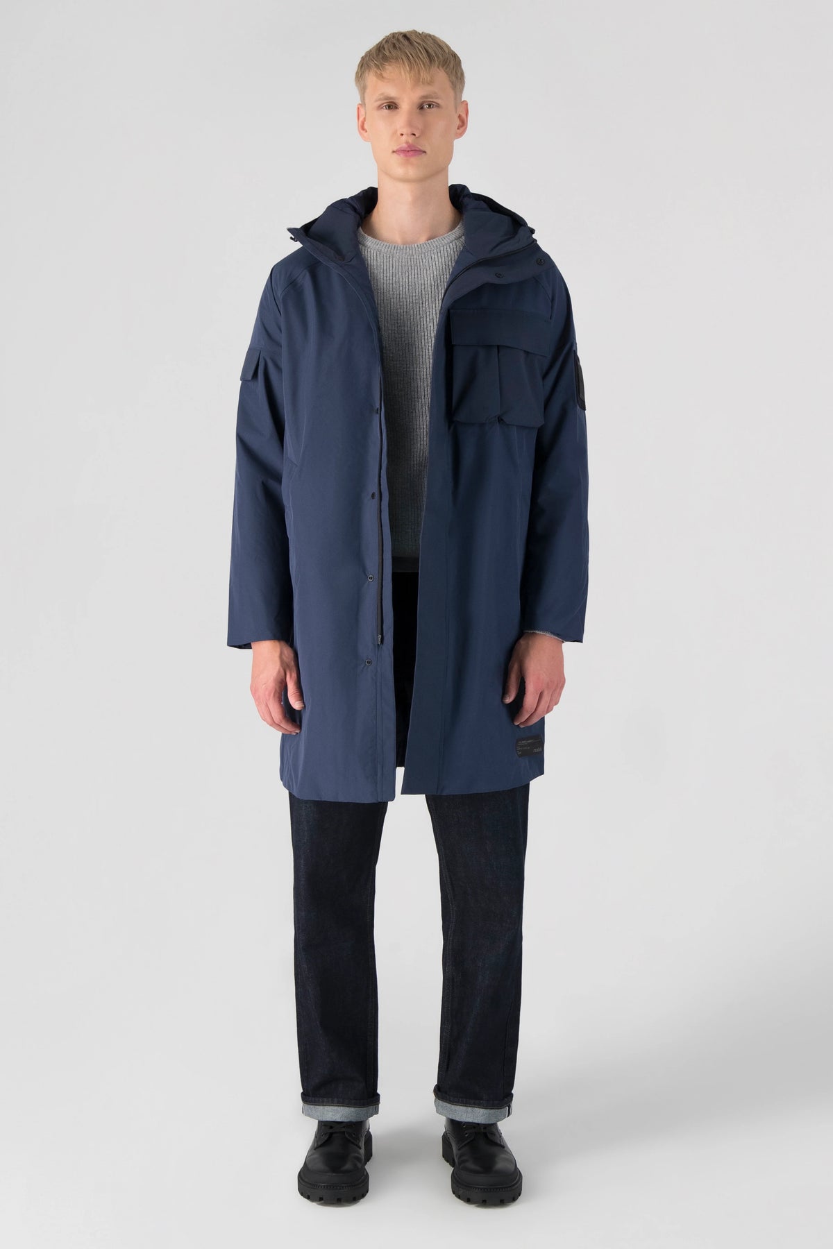 Wylder Men's Performance Rain Jacket - Marine