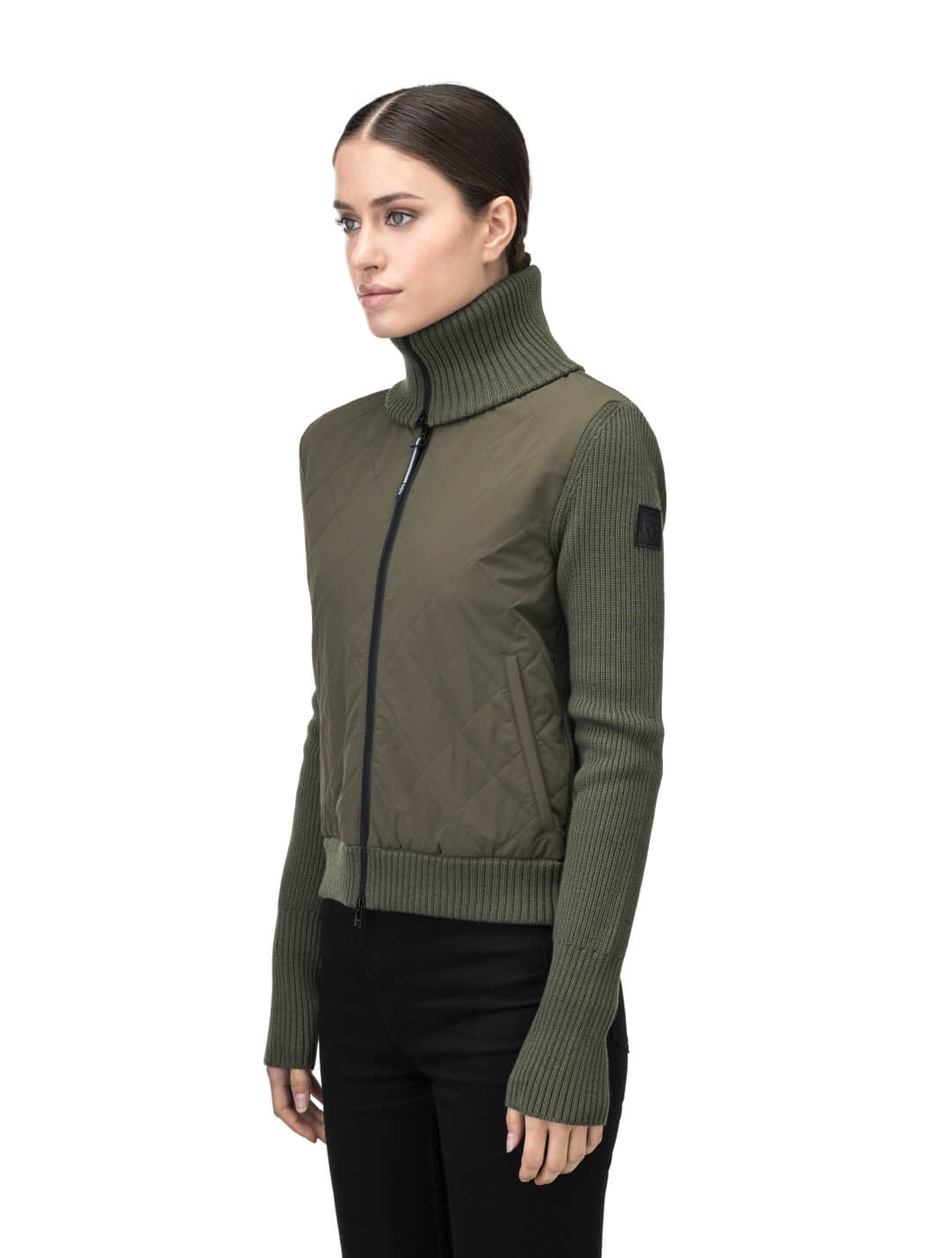 Merino wool full zip sweater best sale