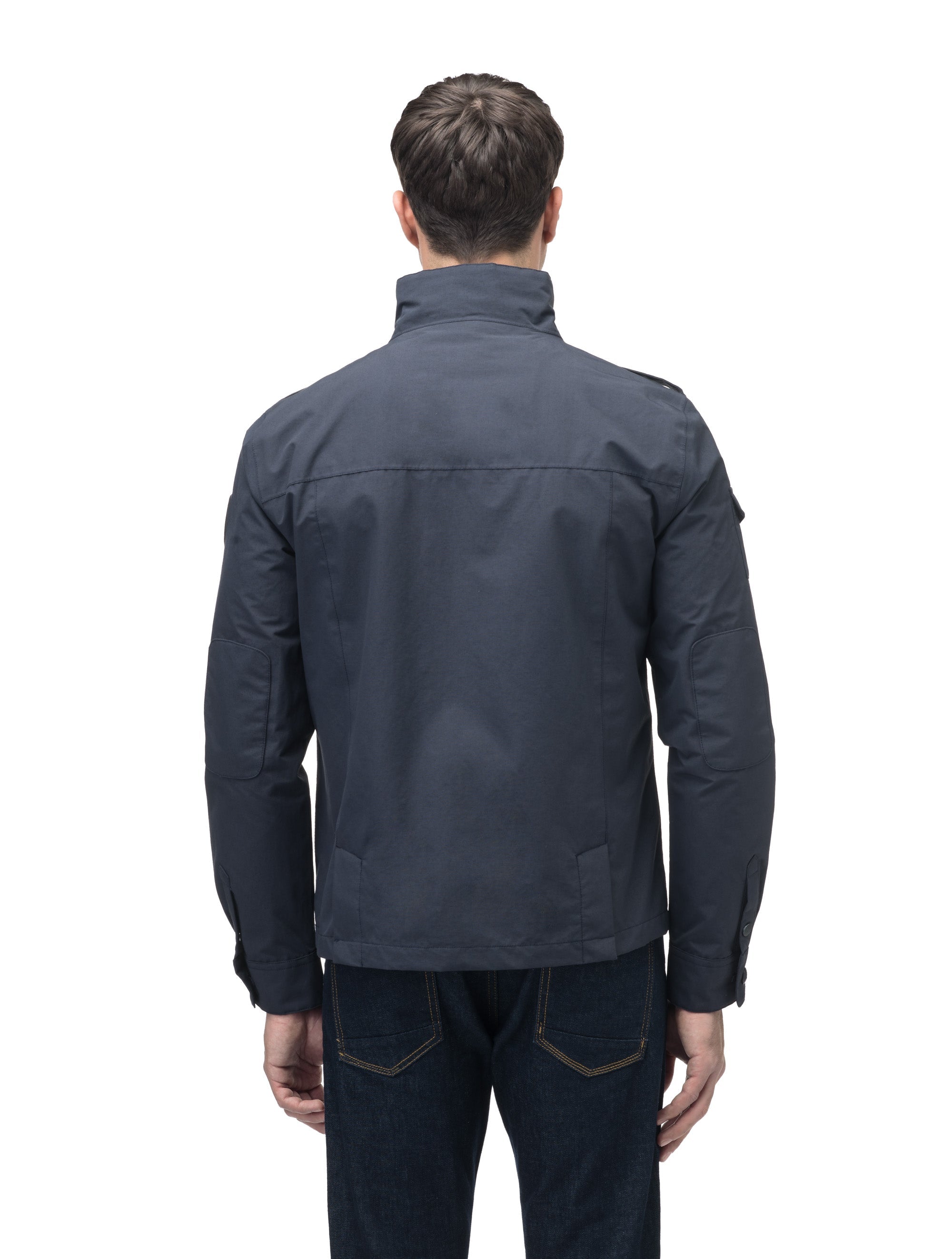 Navy military style outlet jacket