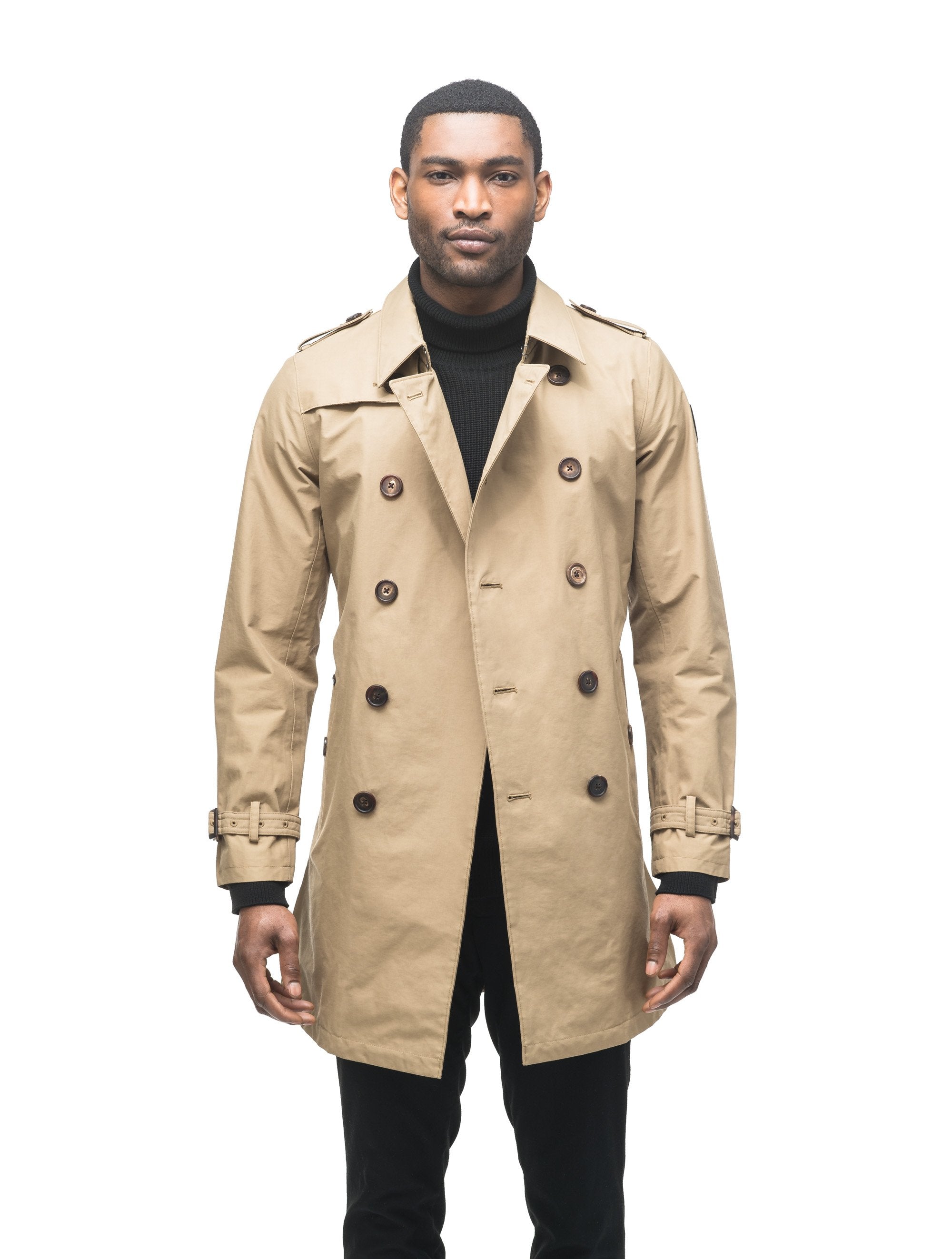 Trench coat outlet length men