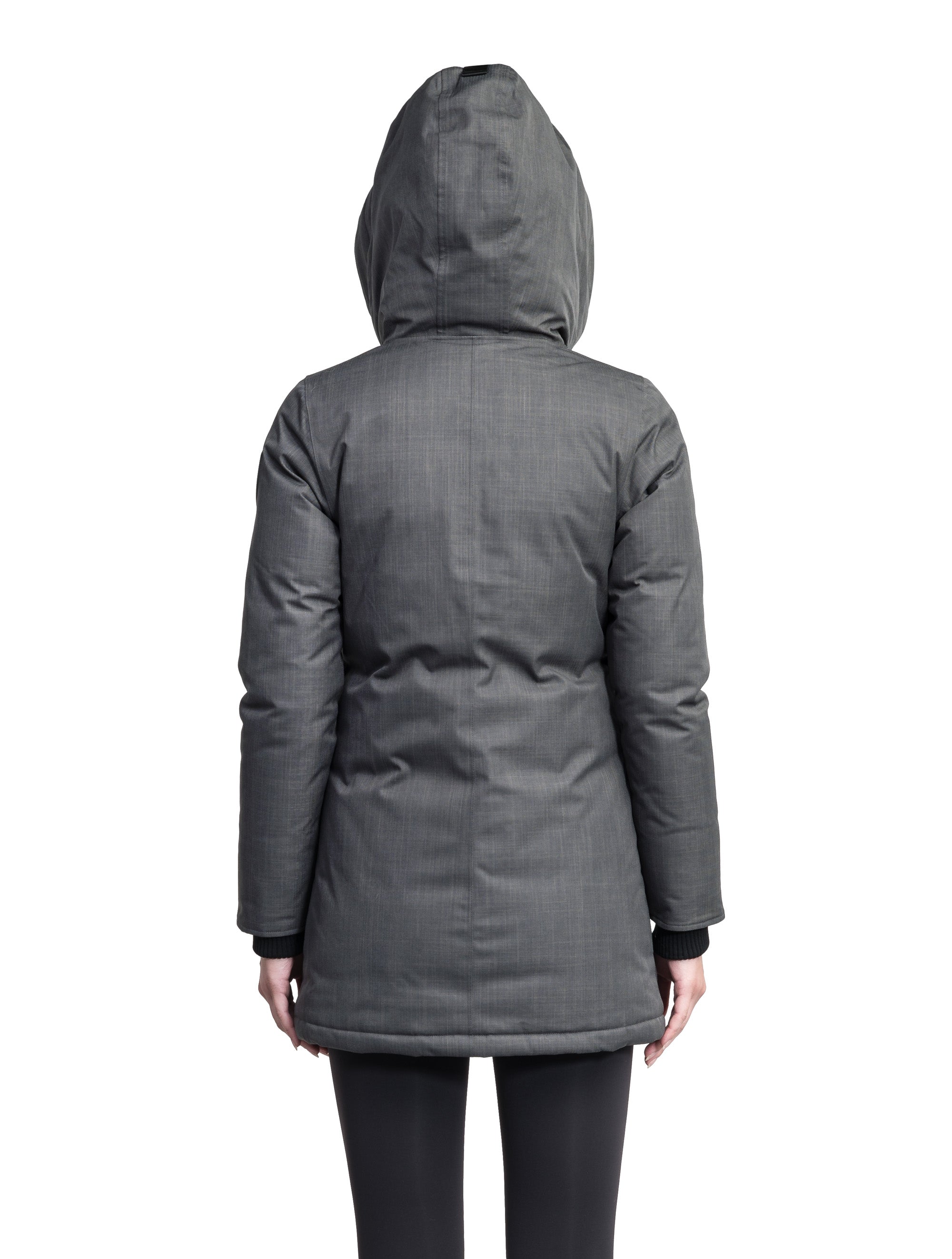 White parka hot sale jacket womens