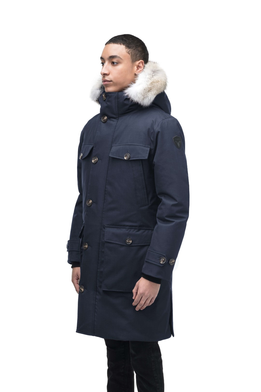 Knee length clearance peacoat mens