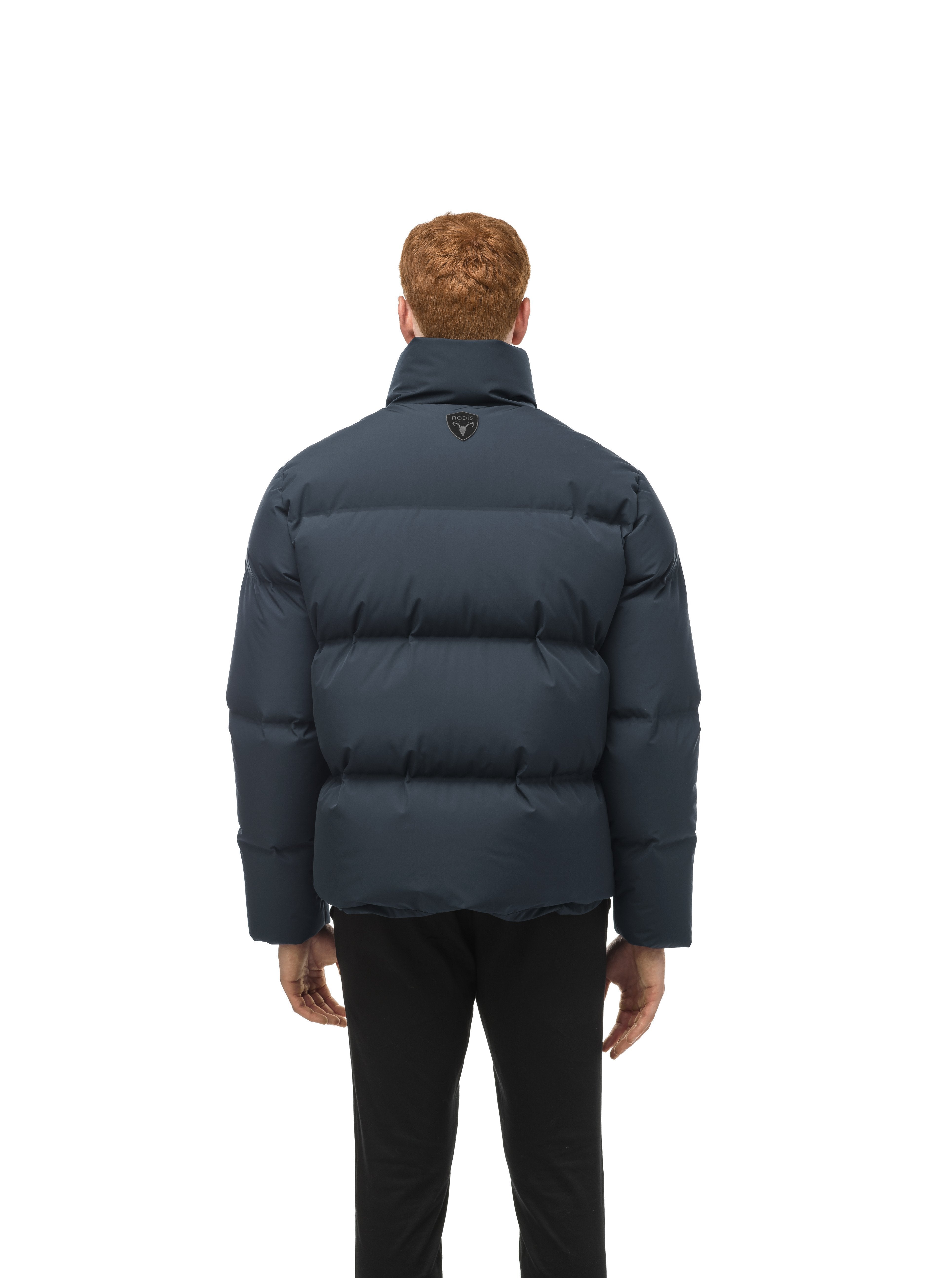 Navy blue sale mens puffer jacket