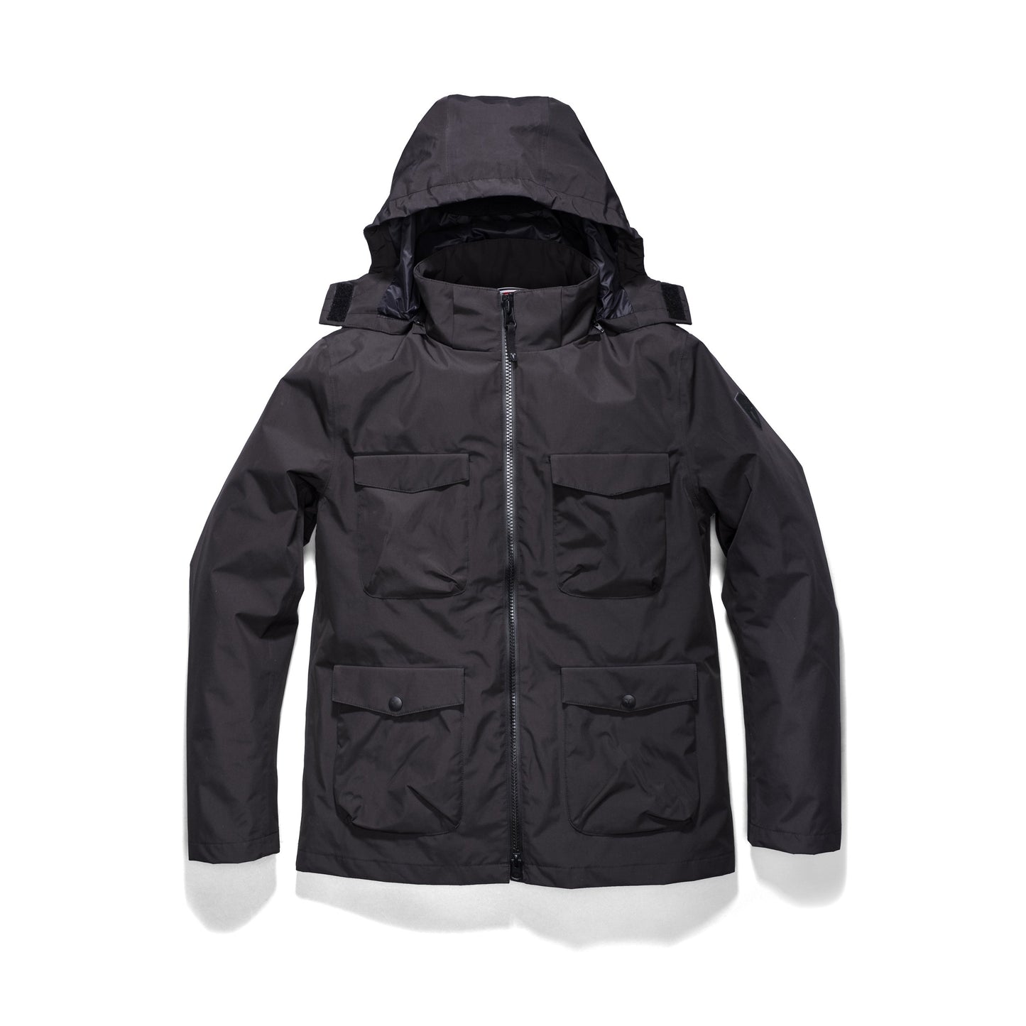 Men's waist length jacket in Black