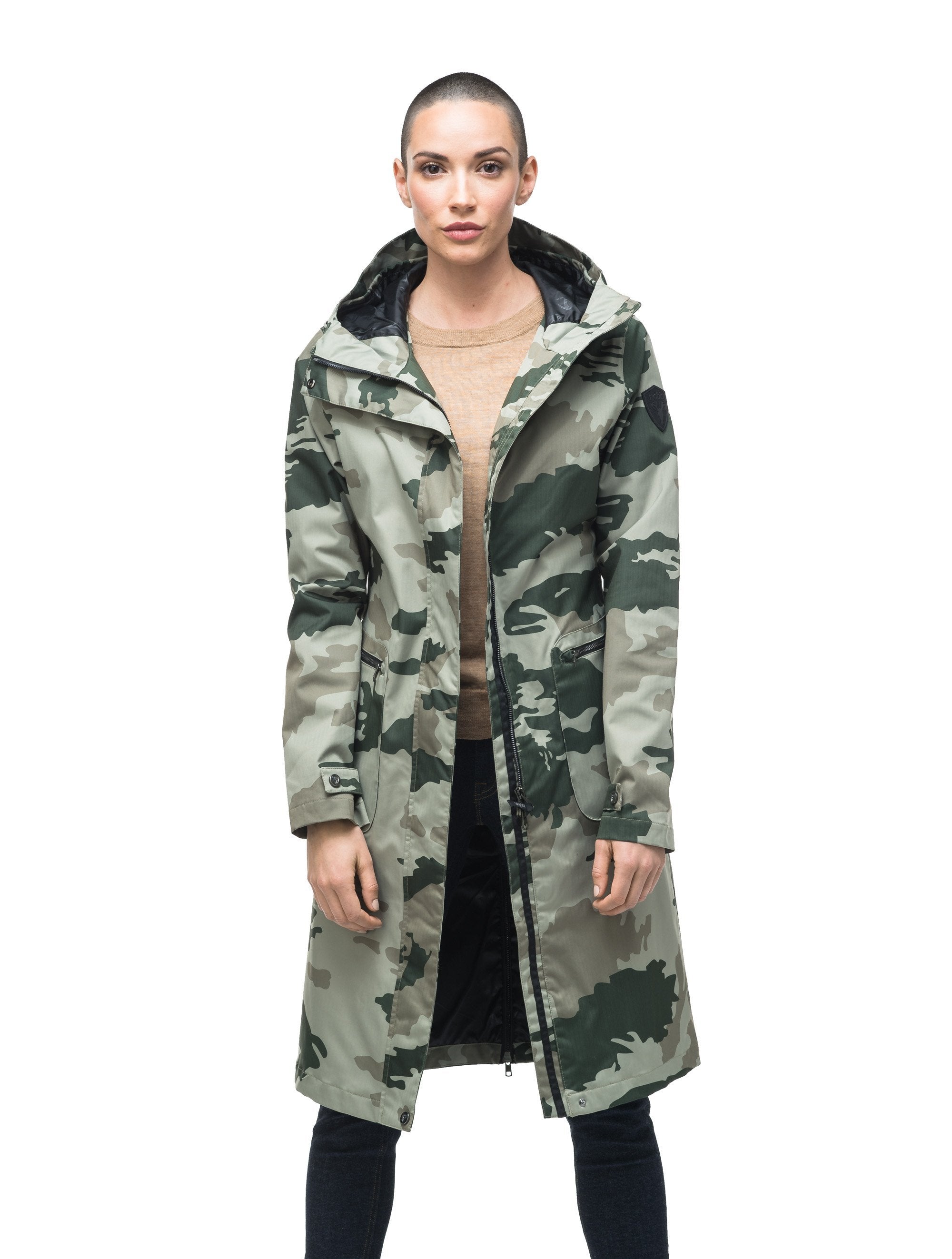 Camo sale raincoat womens