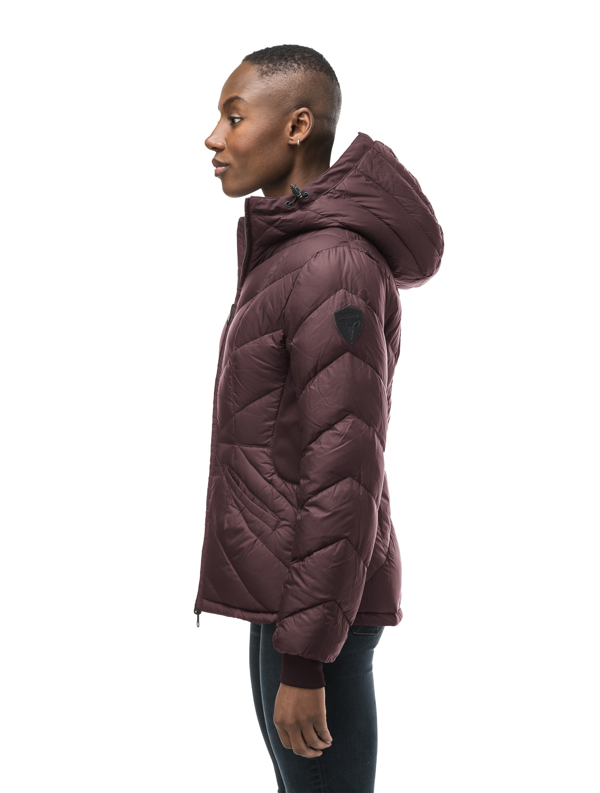 Fitted down jacket clearance women's