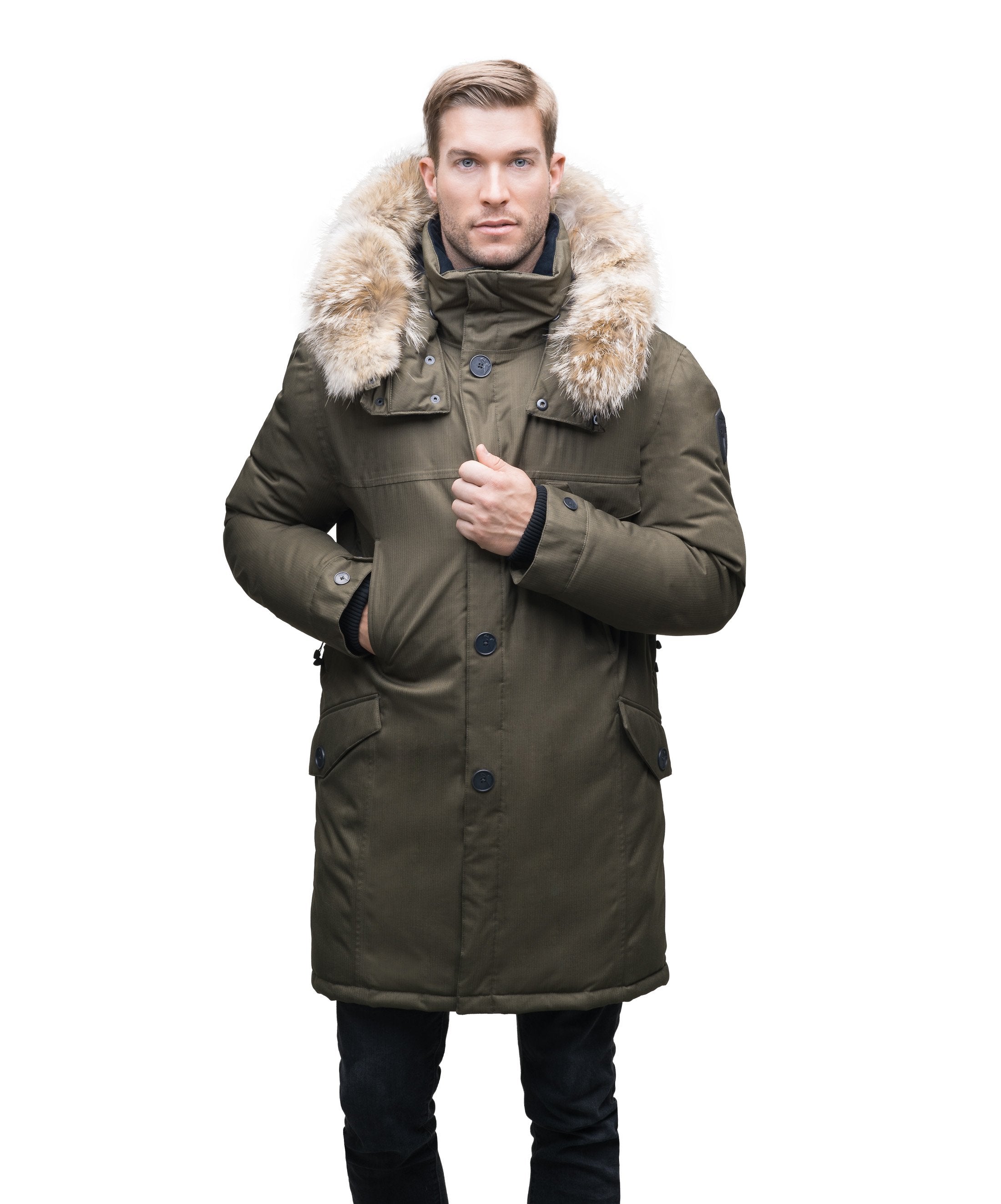 Johan men's shop long parka