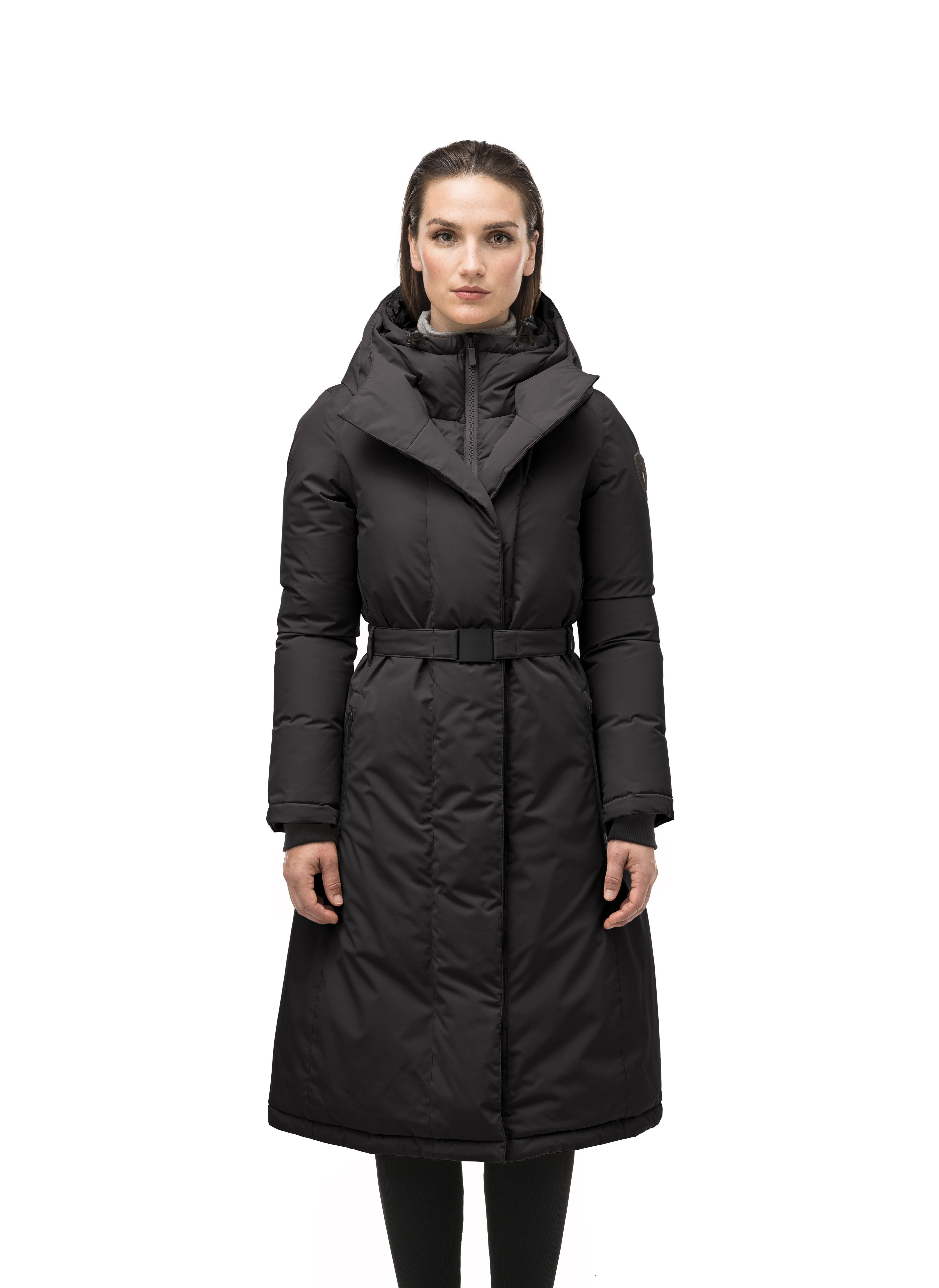 Black winter parka clearance womens