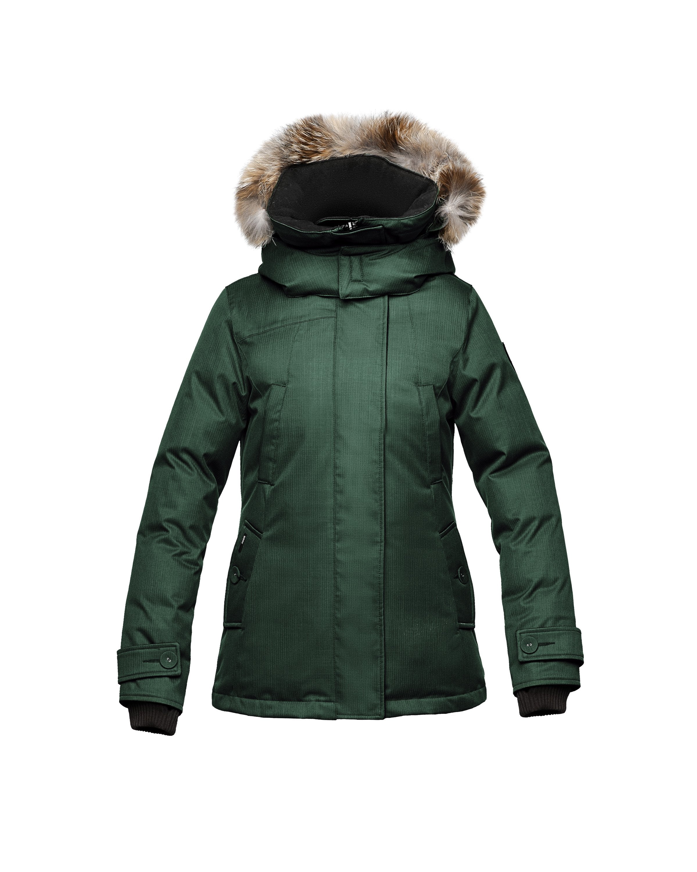 Forest green clearance down filled parka