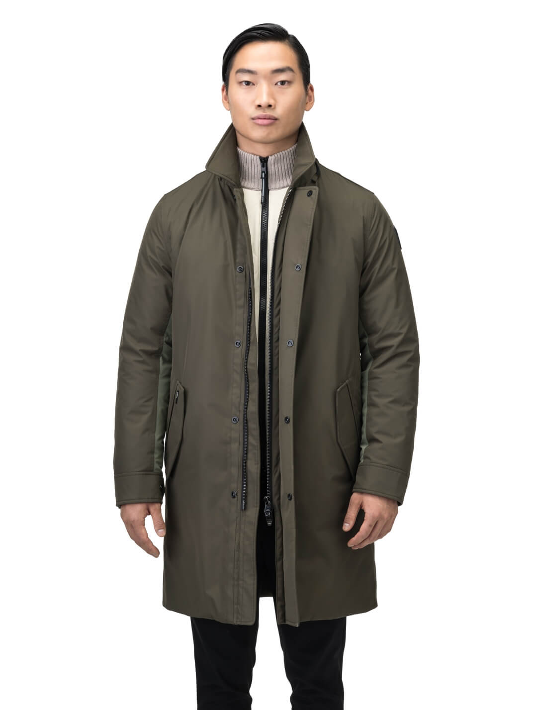 Lengthened Down Jacket Men's Thickened Over-the-knee Winter Jacket Coat  Thickened And Thickened Down Jacket Men's Plus Size | Fruugo IN