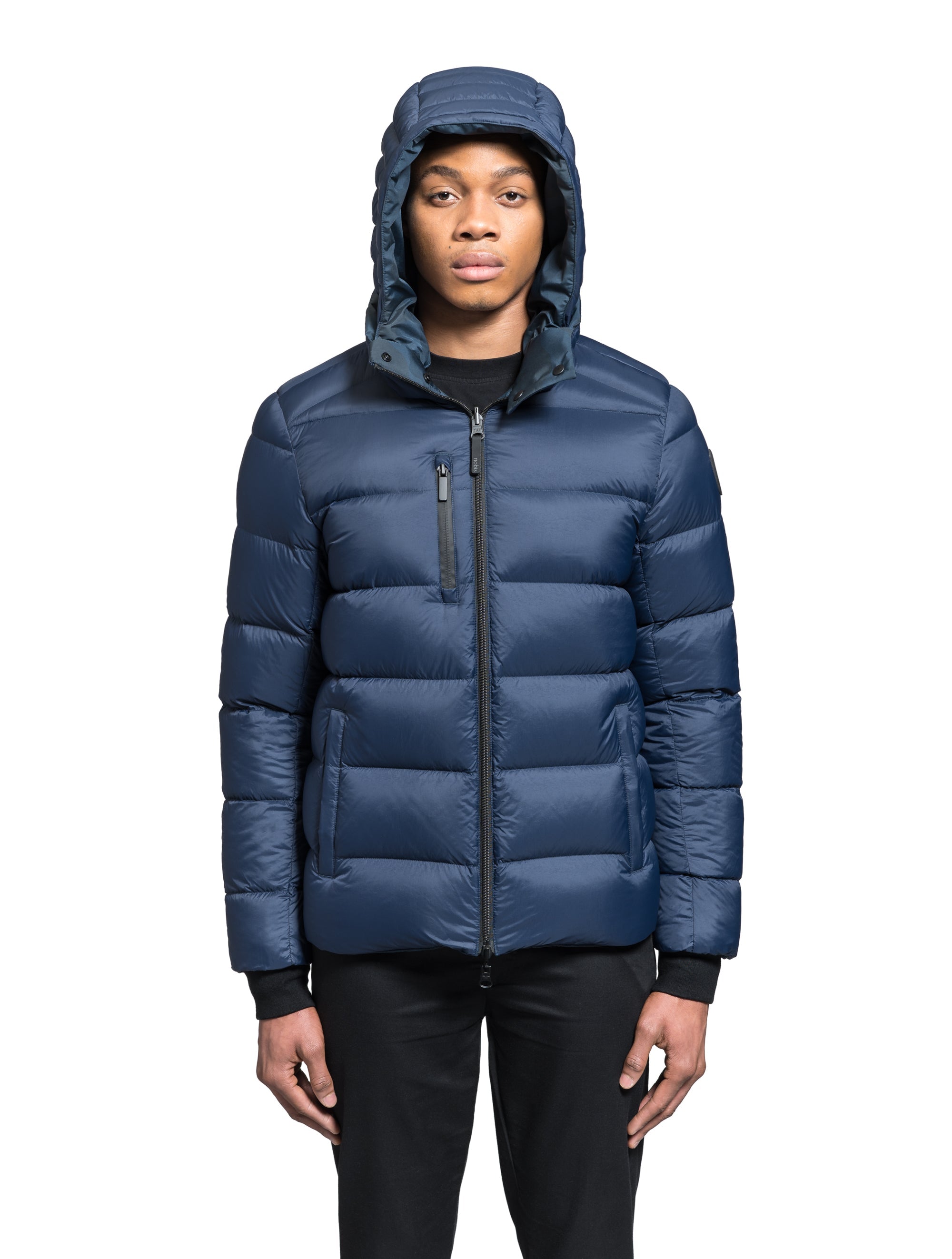 Mens down deals filled puffer jacket