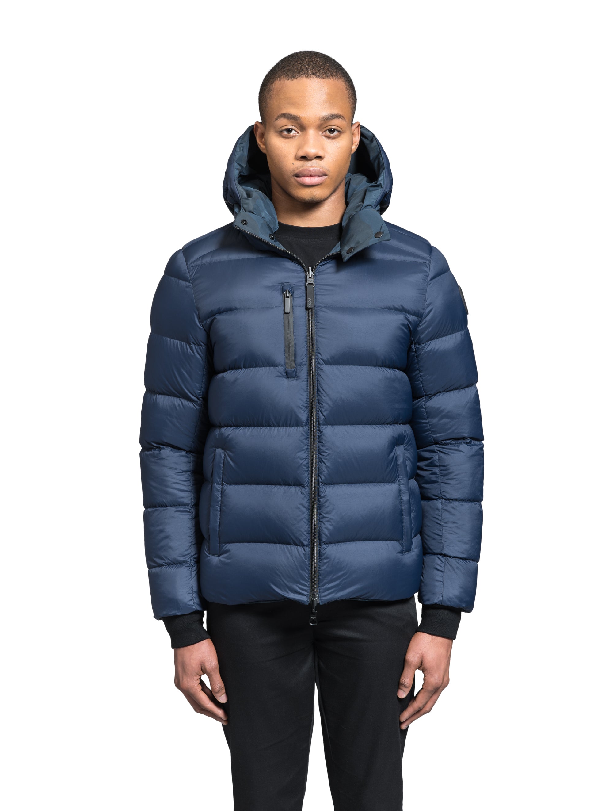 Mens navy store down jacket