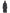Ivy Ladies Tailored Trench Coat in knee length, 3-Ply Micro Denier fabrication, retractable non-removable hood, front wind flap with snap button closure, removable belt, and adjustable snap cuffs, in Black